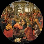 GHIRLANDAIO, Domenico Adoration of the Magi oil painting artist